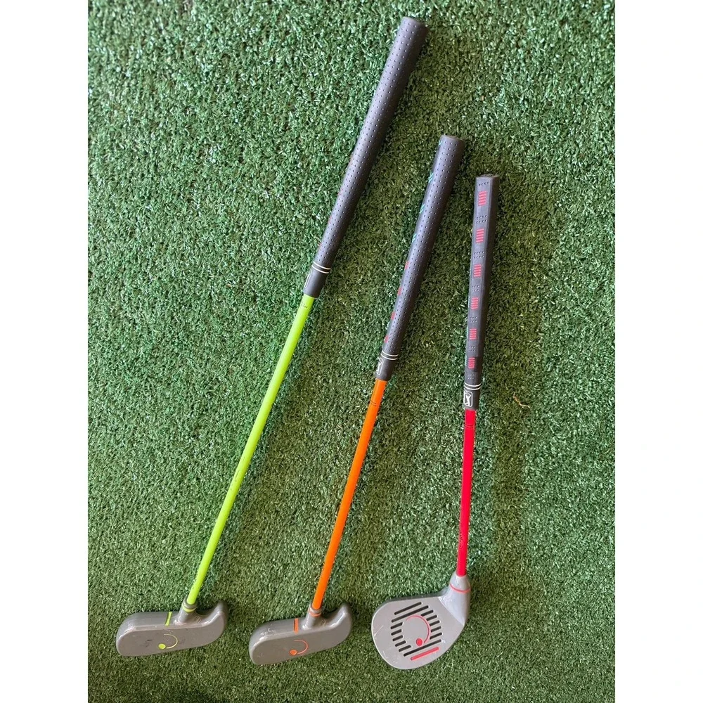 PGA Tour Tee-Up Golf Clubs, Right Hand for Kids - 3 Coubs